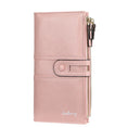 Load image into Gallery viewer, Customizable Long Leather Wallet Women
