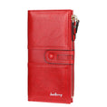 Load image into Gallery viewer, Customizable Long Leather Wallet Women
