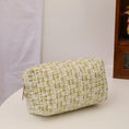 Load image into Gallery viewer, Personalized Embroidered Makeup Bag Plaid
