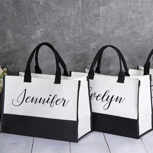 Black & White Customizable Bag