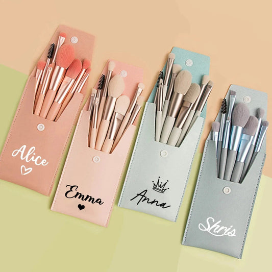 Customizable Makeup Brush Set