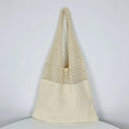 Load image into Gallery viewer, Knitted Wool Tote Bag Customizable Embroidery Beige
