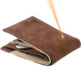 Load image into Gallery viewer, Men PU Leather Short Wallet Customizable
