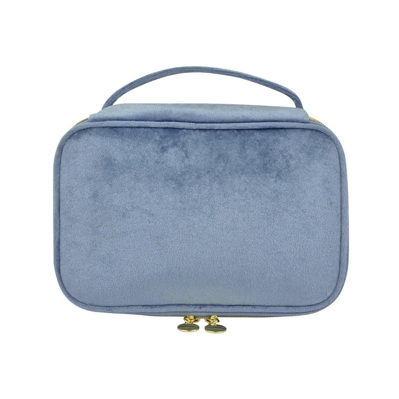 Customizable Velvet Toiletry Case