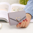 Load image into Gallery viewer, Small Women Wallet With Heart Customizable
