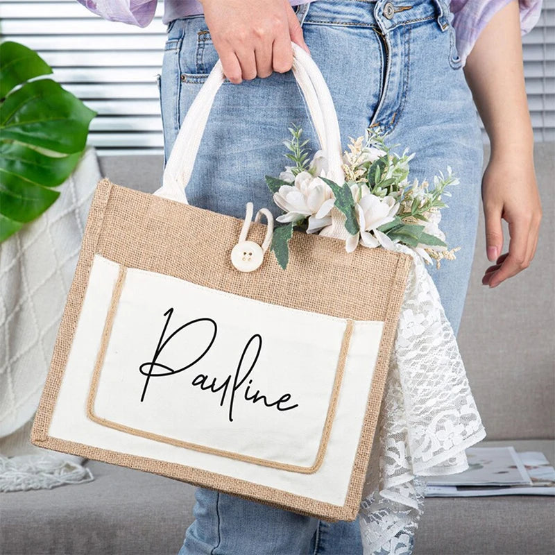 Customizable Canva Bag "La Vie Est Belle"