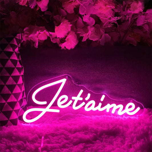 LED Neon Je t'Aime