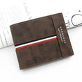 Load image into Gallery viewer, Customizable Small PU Leather Wallet Men
