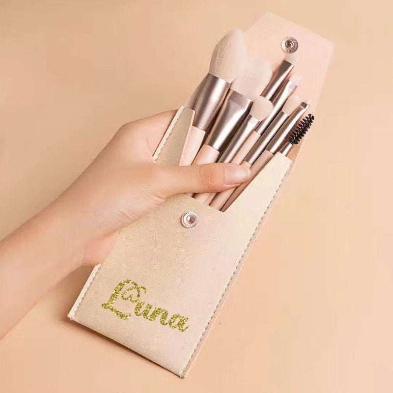 Customizable Makeup Brush Set