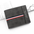 Load image into Gallery viewer, Customizable Small PU Leather Wallet Men
