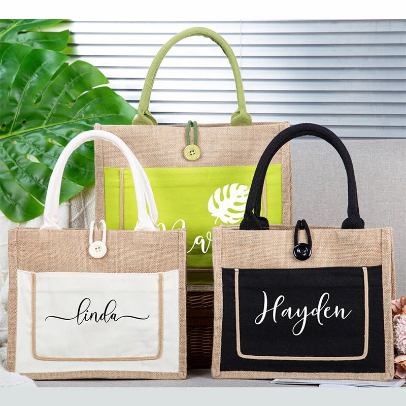 Customizable Canva Bag "La Vie Est Belle"