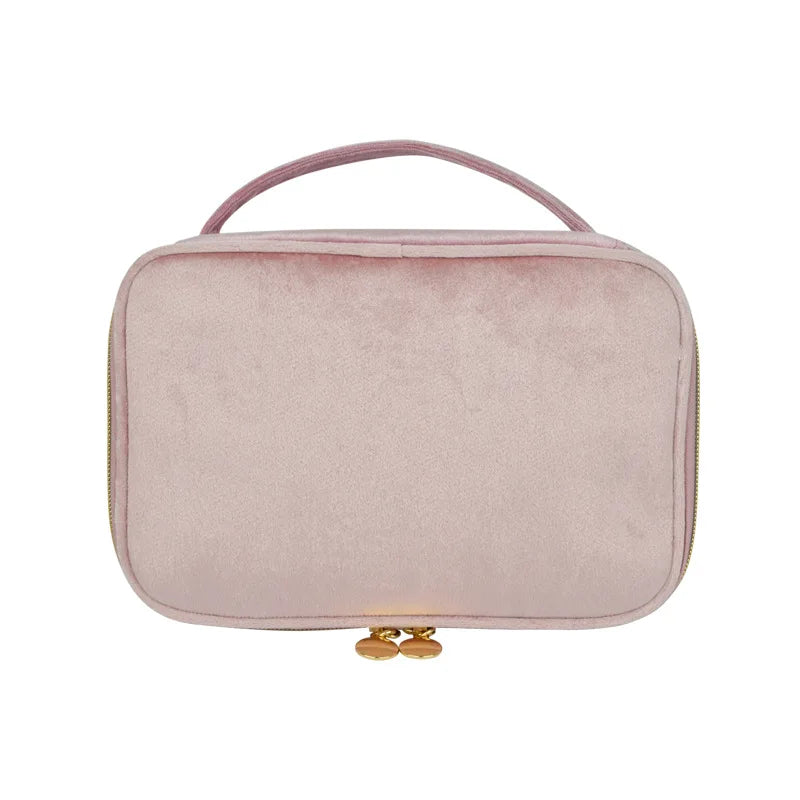 Customizable Velvet Toiletry Case