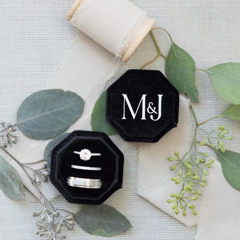 Small Customizable Velvet Jewelry Box