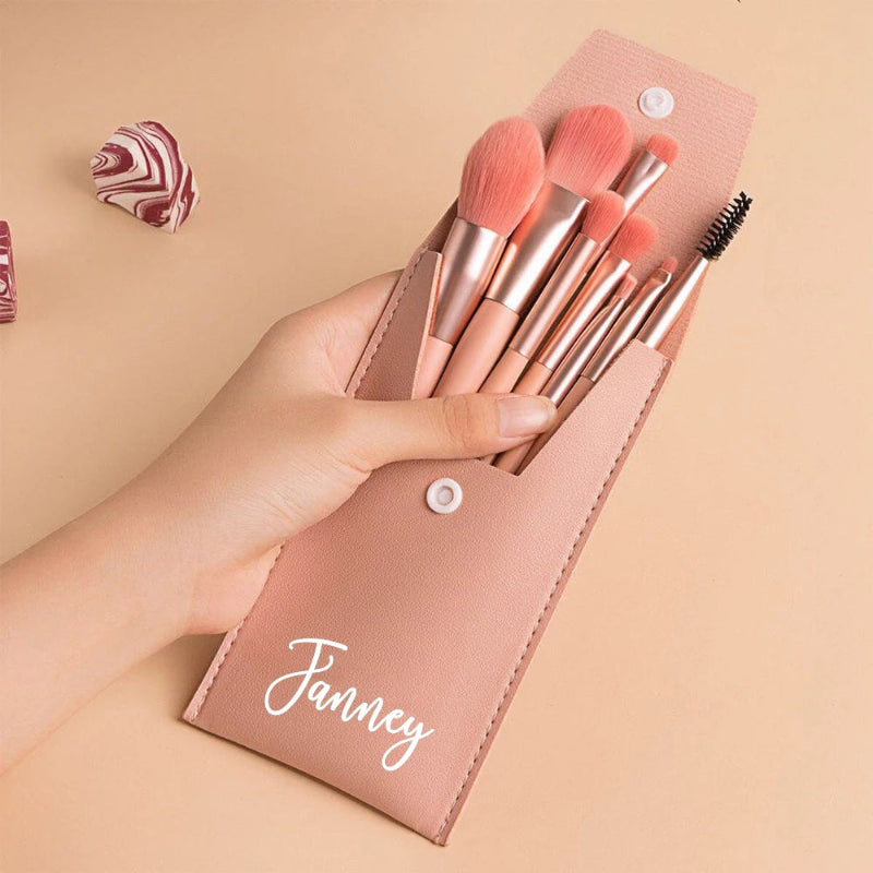 Customizable Makeup Brush Set