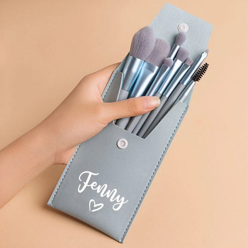 Customizable Makeup Brush Set