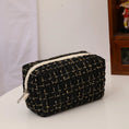 Load image into Gallery viewer, Personalized Embroidered Makeup Bag Plaid
