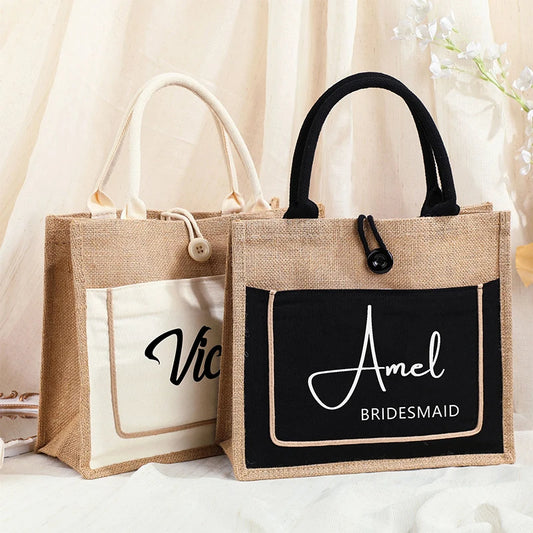 Customizable Canva Bag "La Vie Est Belle"