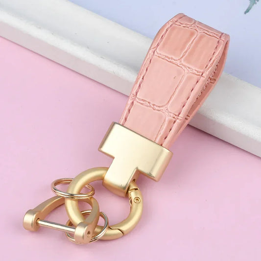 Customizable Leather Key Ring