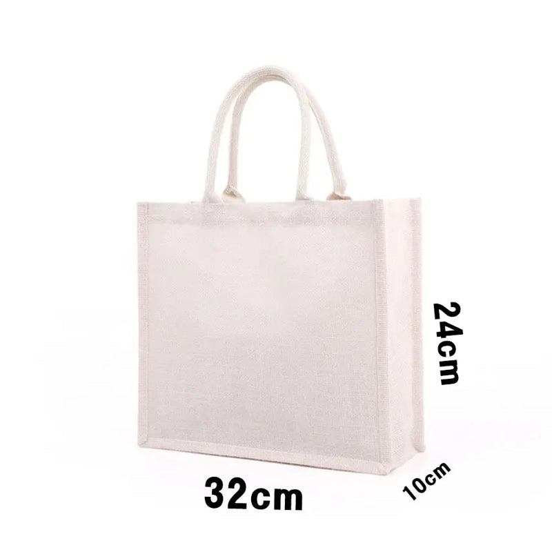 Straw Bag Customizable Black or White