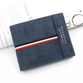 Load image into Gallery viewer, Customizable Small PU Leather Wallet Men
