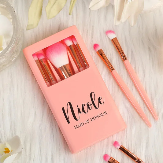 Customizable Makeup Brush Set