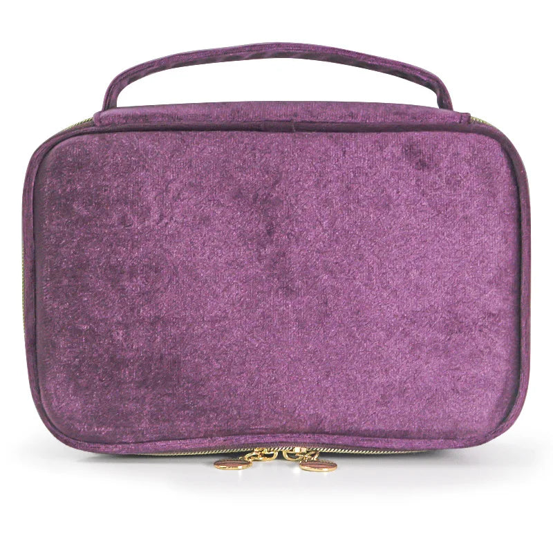 Customizable Velvet Toiletry Case