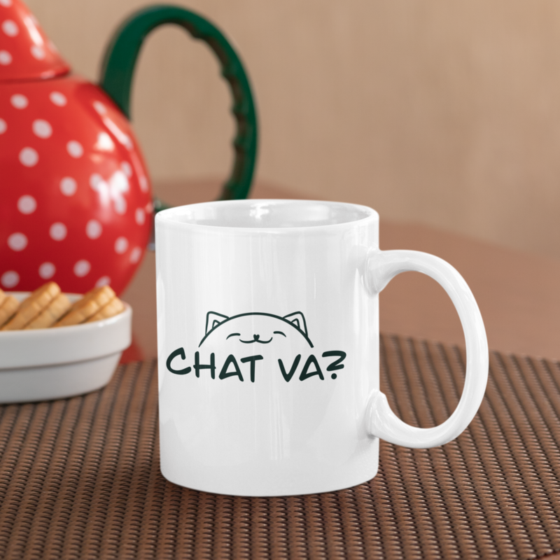 Mug White Chat Va