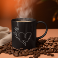 Load image into Gallery viewer, Mug Black Amour Heart 
