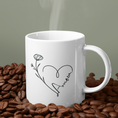 Load image into Gallery viewer, Mug White Amour Heart
