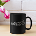 Load image into Gallery viewer, Mug Black Le Temps des Fleurs
