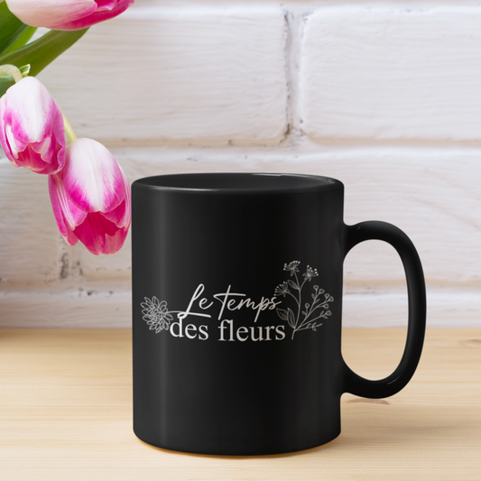 Mug Black Le Temps des Fleurs