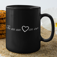 Load image into Gallery viewer, Mug Black Tu as Un Coeur en Or
