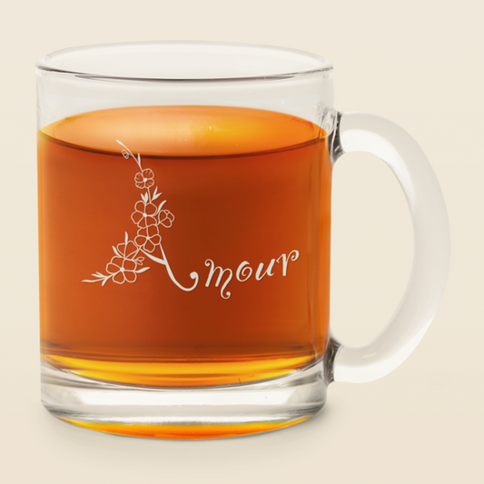 Glass Mug Amour