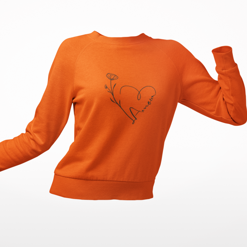 Sweater Amour Orange