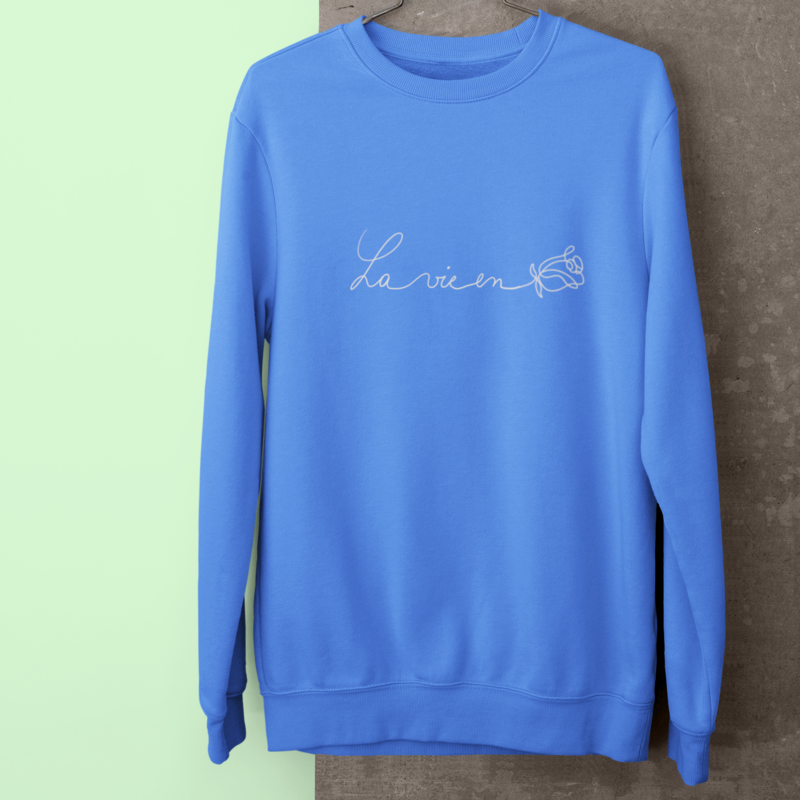 Sweater Blue La Vie en Rose