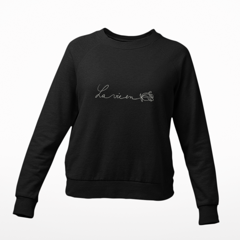 Sweater Black La Vie en Rose