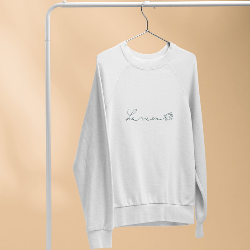 Sweater White La Vie en Rose