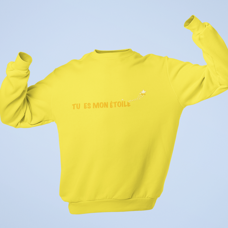 Sweater Yellow Tu es Mon Etoile