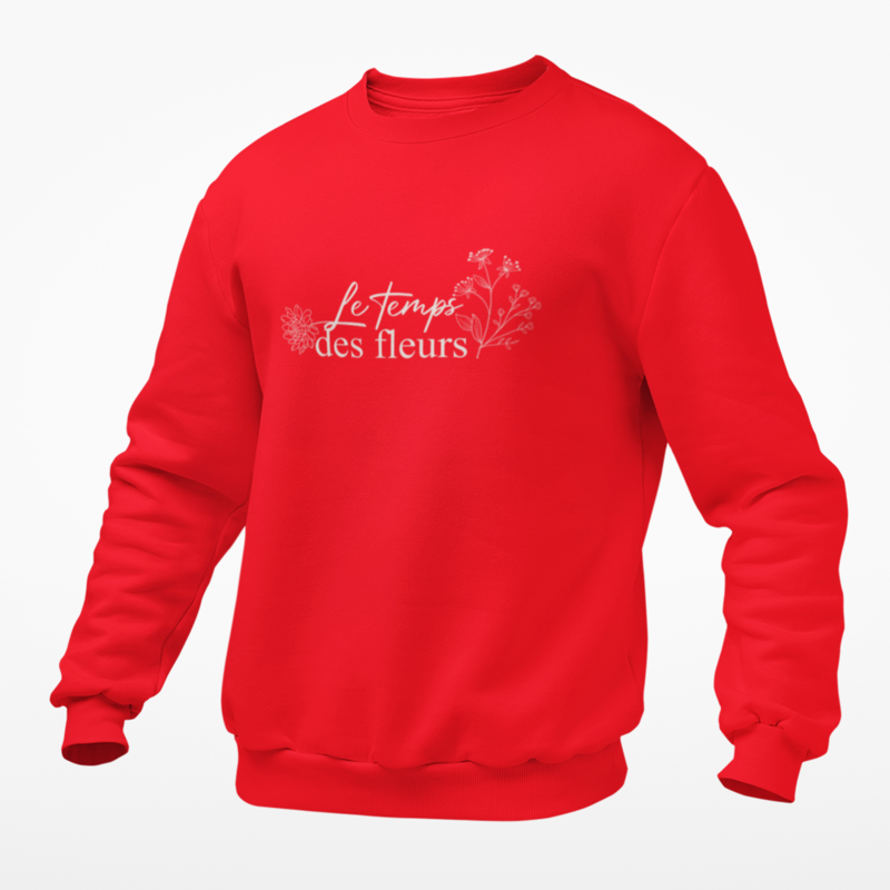 Sweater Red Le Temps Des Fleurs