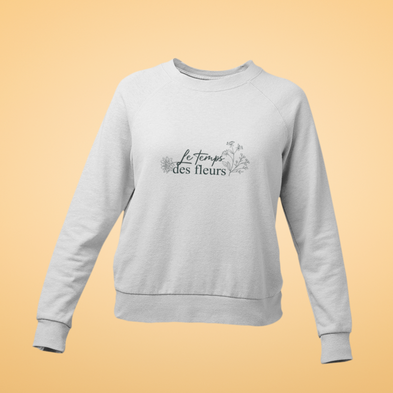 Sweater Gray Le Temps Des Fleurs