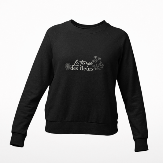 Sweater Black Le Temps Des Fleurs