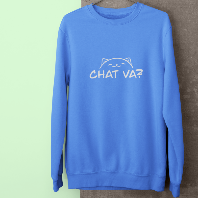 Sweater Blue Chat Va