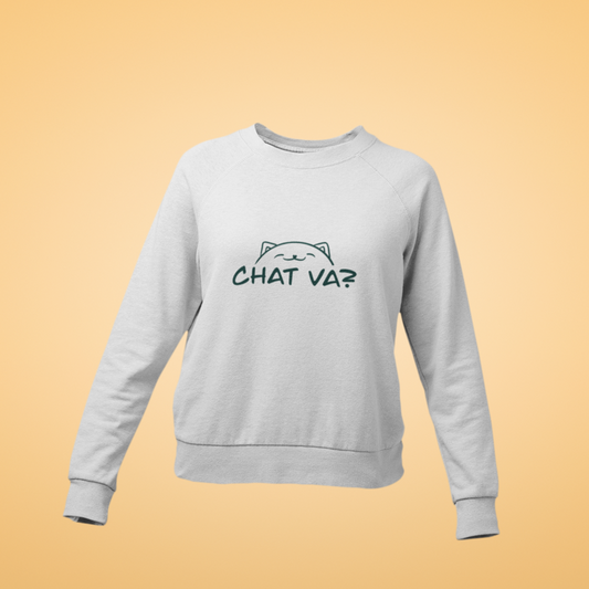 Sweater Gray Chat Va