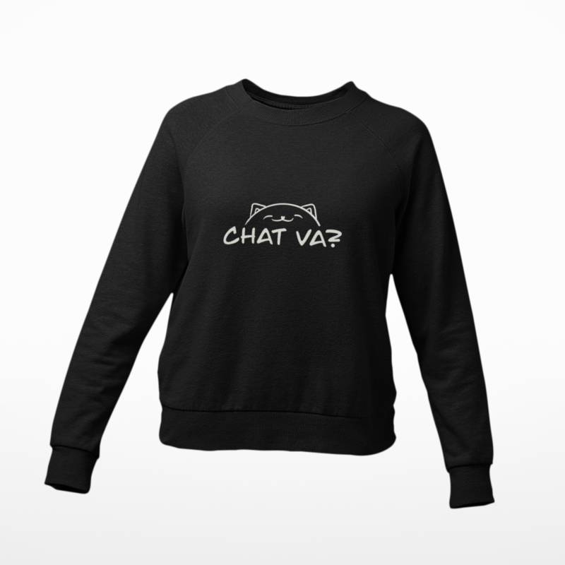 Sweater Black Chat Va