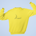 Load image into Gallery viewer, Sweater Yellow Amour With Flowers
