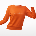 Load image into Gallery viewer, Sweater Orange Tu as un Coeur en Or
