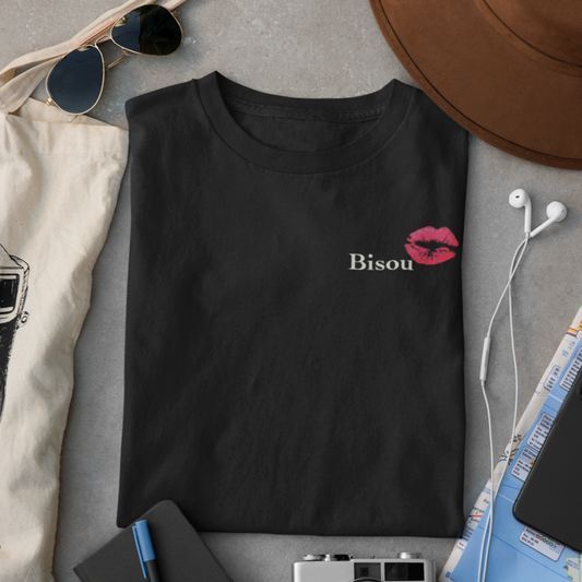 Tee Shirt Black Bisou