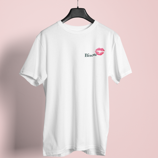 Tee Shirt White Bisou