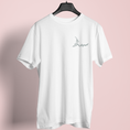 Load image into Gallery viewer, Tee Shirt White Amour With Flowers
