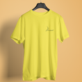 Load image into Gallery viewer, Tee Shirt Yellow Amour With Flowers
